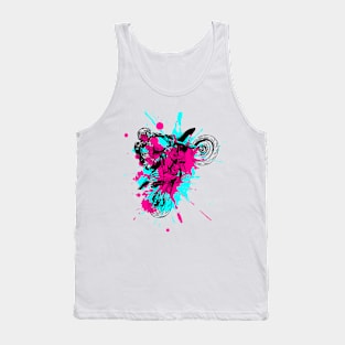 Splash Paint Motocross Tank Top